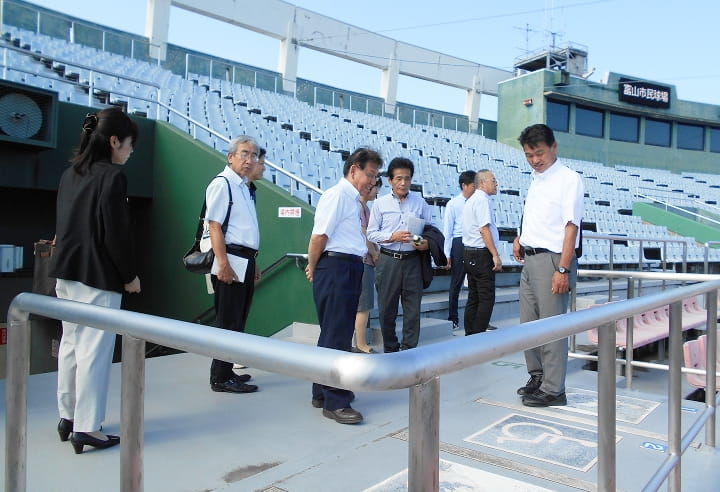 2024.10.01 富山市民球場視察